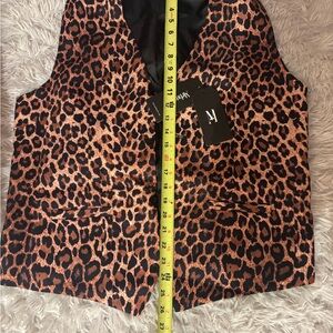 Leopard Print Vest for Men